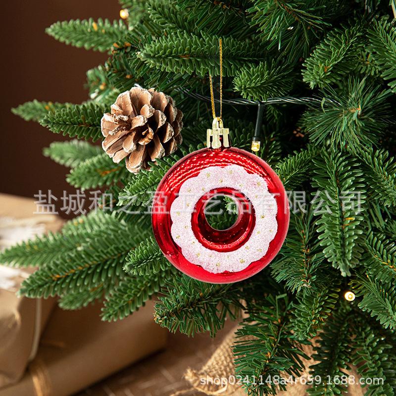 Weihnachtsbonbon-Dekorationen Hängende Bonbon-Ornamente mit Schnur zur Weihnachtsdekoration Weihnachtsbaumschmuck