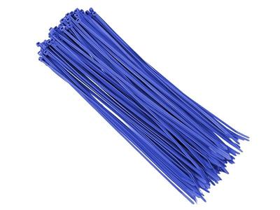 Nylon Cable Ties 300x3.6 Mm, Blue, 100 Pcs.
