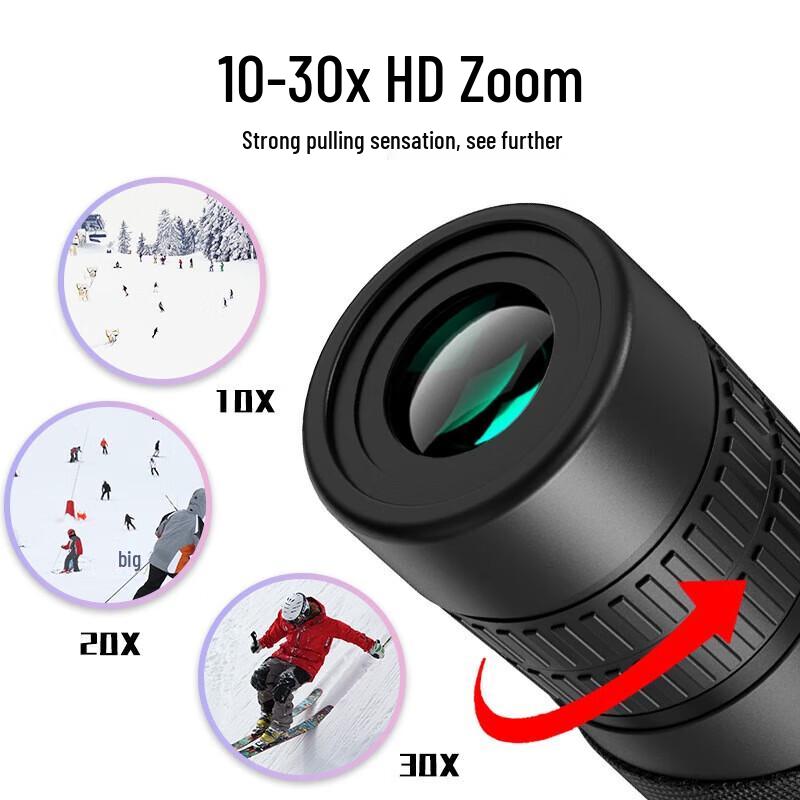 Longchan 10-30x50 Zoom Monocular Telescope