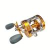 Stainless Steel Baitcasting Reel - Ambidextrous, Full Metal Construction with Centrifugal Brake System for Sea & Boat Fishing