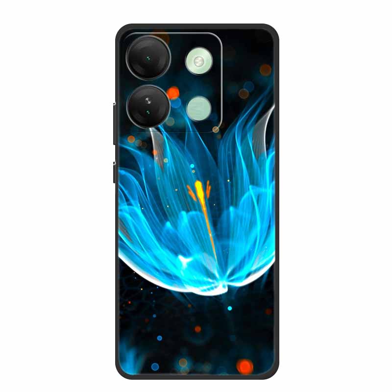 For Infinix Smart 7 HD Plus Case Black Silicone Soft Back Cover Case For Infinix Smart 7 Plus HD Phone Case Smart7 HD 7Plus Capa