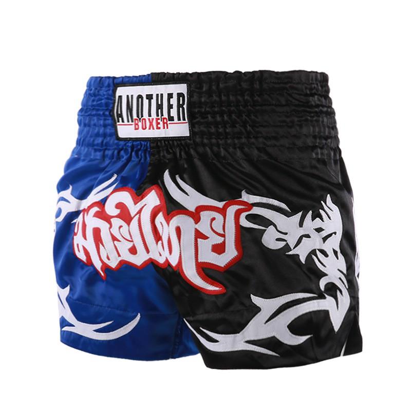 Martial Arts Shorts Muay Thai Boxing Training Fight Gear Unisex Sportswear With Color Block Design