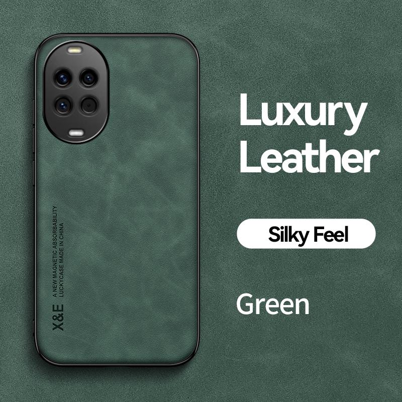 KEYSION Luxury Retro PU Leather Case for Huawei Nova 14 14 Pro Soft Silicone+PC Shockproof Phone Back Cover for Huawei nova14Pro