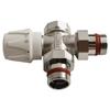 Valvola Termostatica a 3 Vie per Radiatori Ottone DN20 Valvola Termostatica per Radiatore con Tenuta Stagna e Flusso d'Acqua Fluido