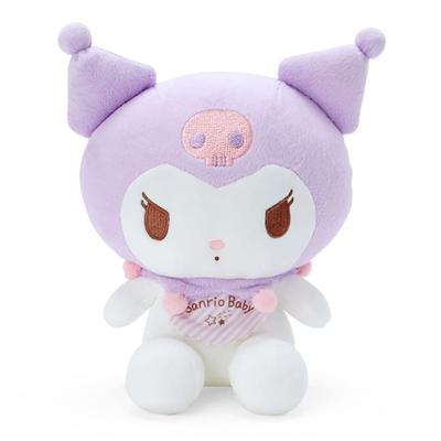 Sanrio Pelúcia Lavável Bebê Kuromi, 17,5 x 12 x 19,5 cm (693049), Perfeito para Presentes de Bebê