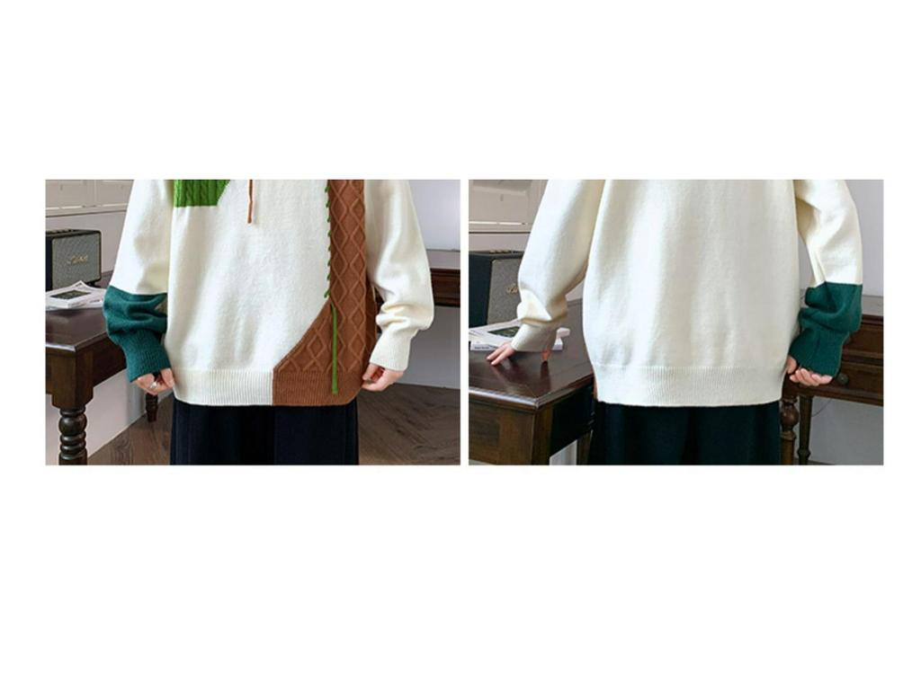 Men's Autumn/Winter Casual Round Neck Loose Knitted Sweater