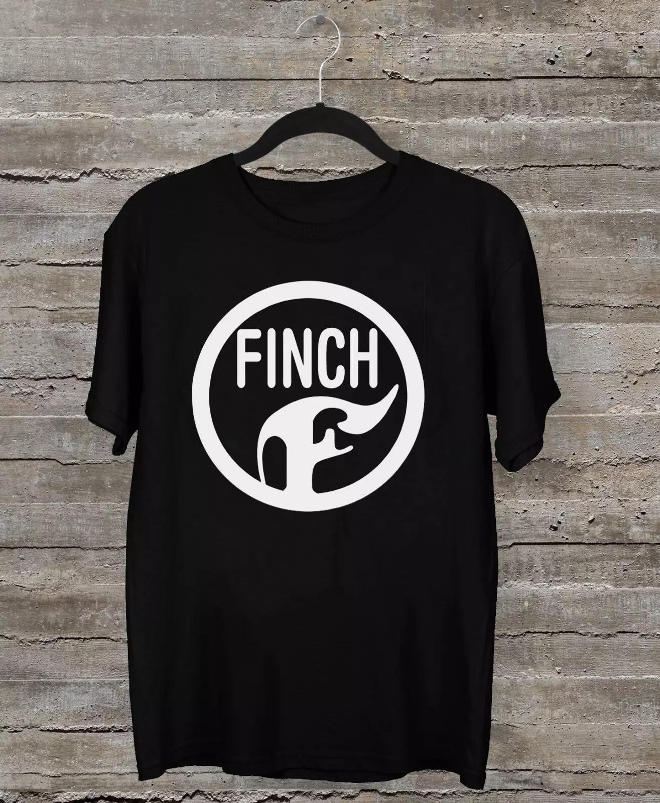 НОВЫЙ БАНД FINCH, Футболка с логотипом BAND, Подарок для фаната, Черная футболка, Все размеры, BL808 4XL