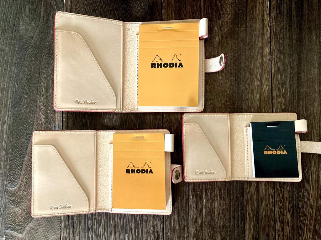Roost Outdoors Genuine Leather Memo Cover for Rhodia No. 10