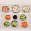10 pcs or 2 pcs set Stainless Steel Round small pepper soy sauce dish tray Food Serving Bowls BBQ dinner set plates and dishes