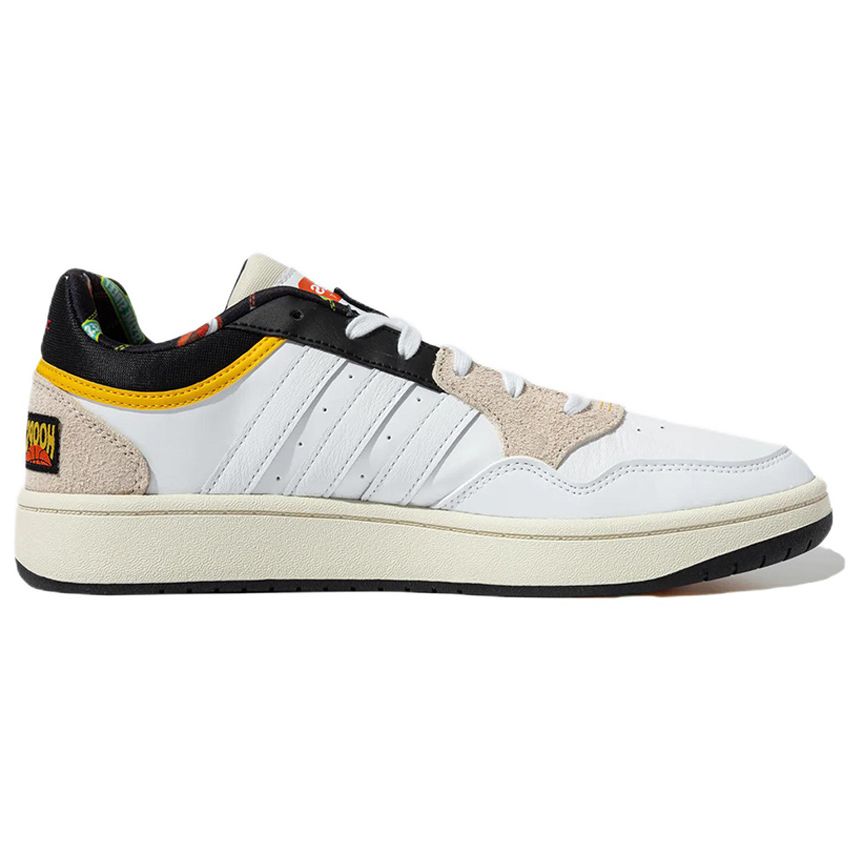 Adidas Sesame Street X JF X  Neo Hoops 3.0 Leather Non-Slip Durable Low-Top Skate Shoes Unisex skate shoes Off-White FZ5959