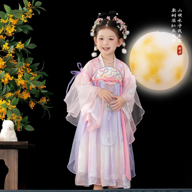Girls Ancient Style Hanfu Princess Dress 110