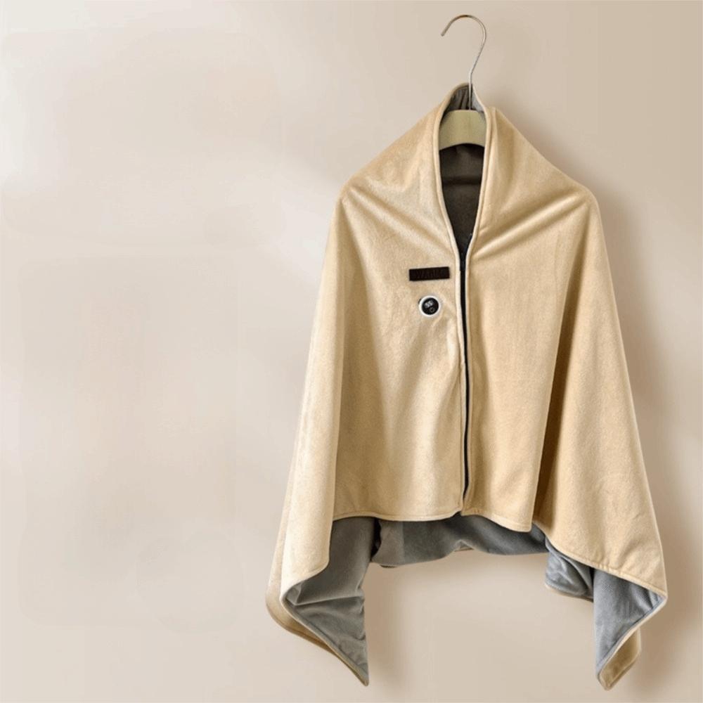 Модная носимая USB электрическая греющая одеяло 3 уровня нагрева Портативный согревающий шарф Моющийся греющий плед для ног Зима