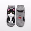 Animal Cotton Socks Women Autumn Winter Cute Cartoon Cat Dog Parttern Mid Tube Sock Kawaii Female Girl Funny Floor Sleep Socks