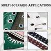 Eyelet Grommet Ring Kit 4/5/6/8/10/12mm Stainless Steel Eyelets Grommets with Washer Silver for Leather Craft Repair Shoes
