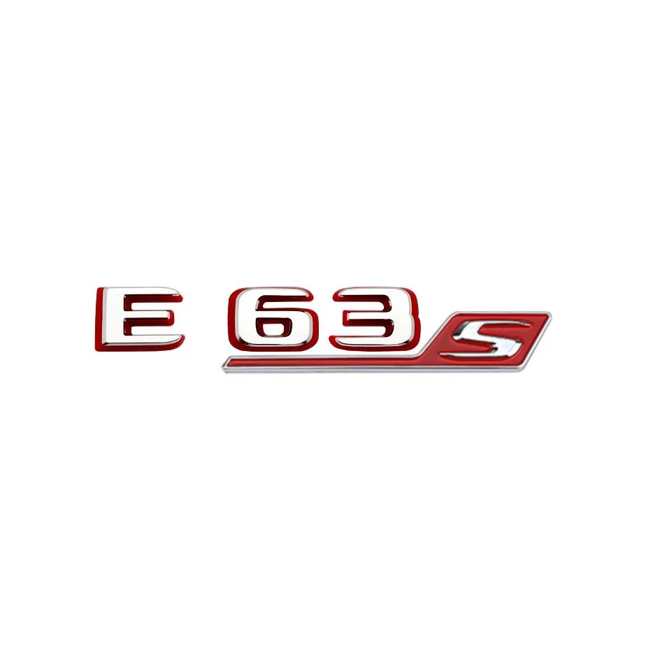 2024 New style Two tone Letters Numbers Emblem E43 E53 E63s for Car Fender Trunk Rear W212 W213 W214 Sticker Logo Accessories