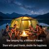 3-4 Person Double Layer Outdoor Tent: Large, Rainproof, Sun-Protected, Thickened for Camping & Home Use