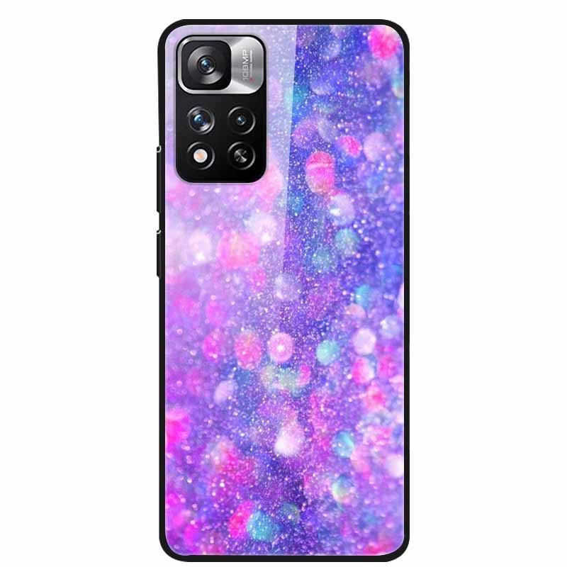 Tempered Glass Case For Xiaomi Redmi Note 11 Pro+ 5G Cover Hard Protective Funda for Redmi Note 11 Pro Plus 5G Luxury 6.67 Inch