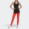 Adidas Karlie Kloss Back Logo Print Round Neck Sleeveless Sports Tank Top Women Tops Black GH8226
