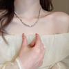 Dopamine Pearl Necklace: Retro Court Style Versatile Clavicle Chain for Women