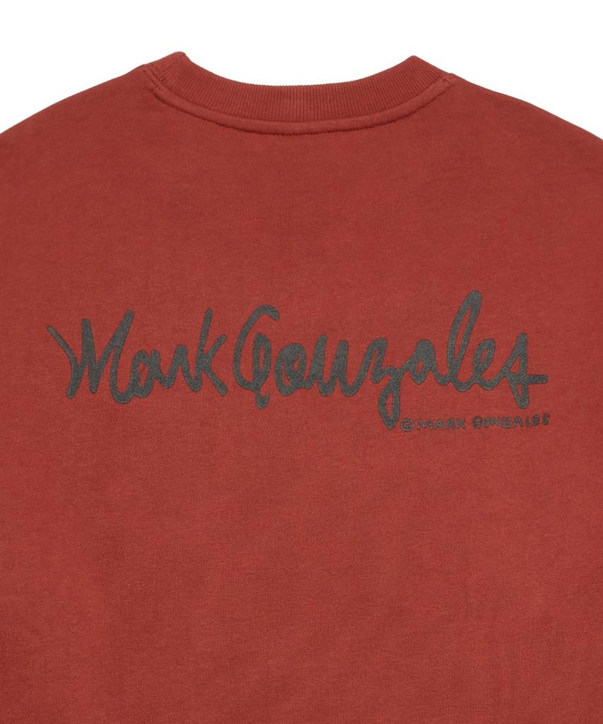 MARK GONZALES Angel Wappen Sweatshirt - Red