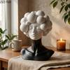 Creative Explosion Head Figures Ornaments Desk Decoration Minimalist Bubble Character Resins Sculpture Room Aesthetic Decor