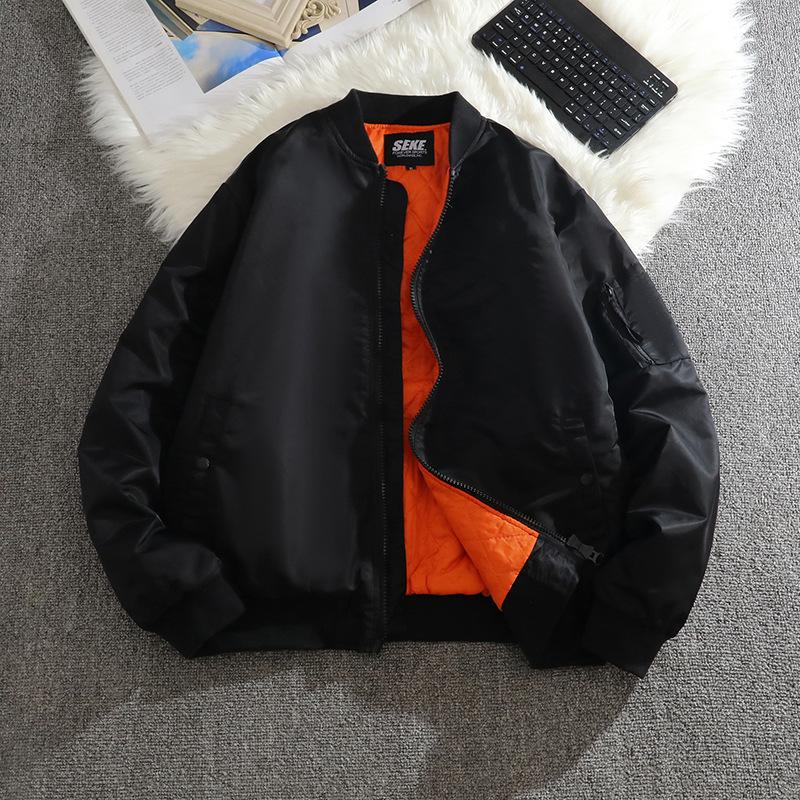 Casual Retro Cotton Coat Waterproof Flight Jacket Loose Aunties Men's Military Green Coach Jacket