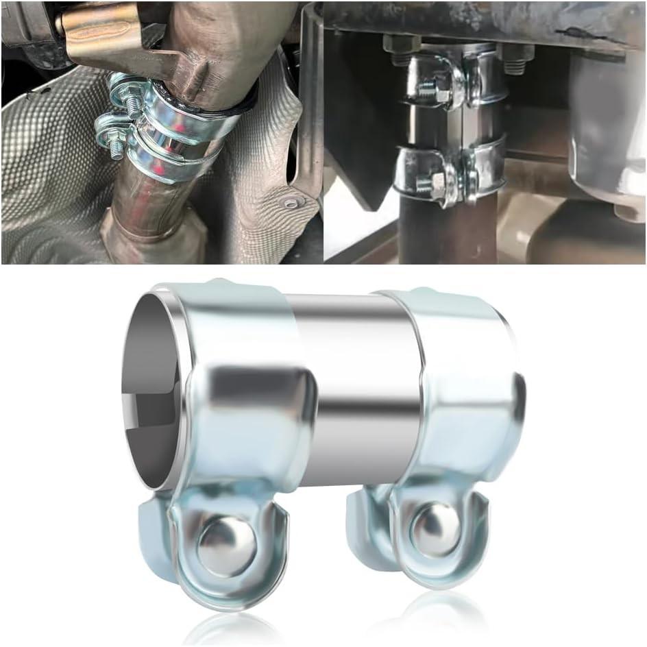 Exhaust Clamps with U-washers Bolts Heavy Duty, Stainless Steel Butt 45 * 95 mm