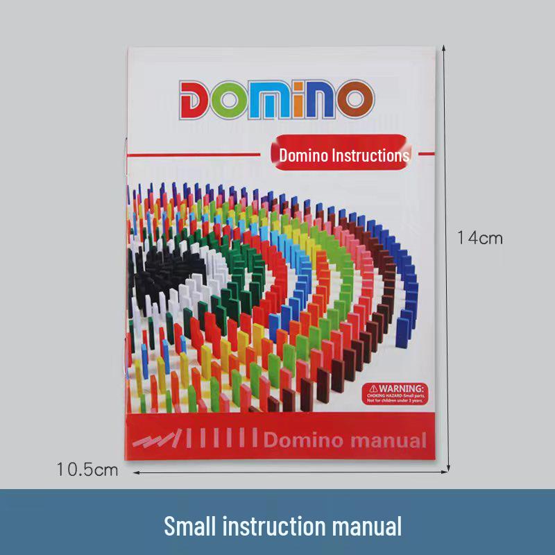 

Детский развивающий деревянный набор домино - 120 цветных элементов