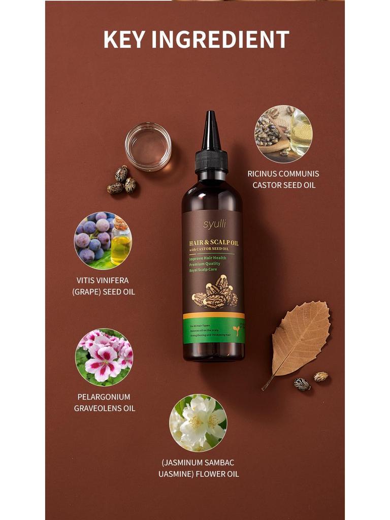 Popular 200ml Hair Smoothing Oil - Repairs & Nourishes with Plant-Based Formula