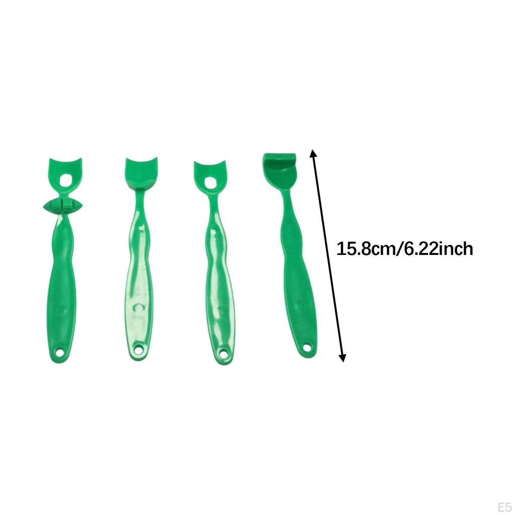 4Pcs Tongue Tip Exerciser Oral Muscle Training Mouth Articulation Exercise