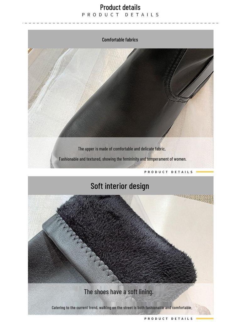 Women's Fleece-Lined Over-the-Knee Boots - 2025 Winter Collection