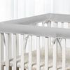 1 Set Breathable Mesh Crib Rail Cover, Soft Baby Teething Protector for Crib Rails, Thick Pad for Toddler Bed, Edge Guard for Nursery