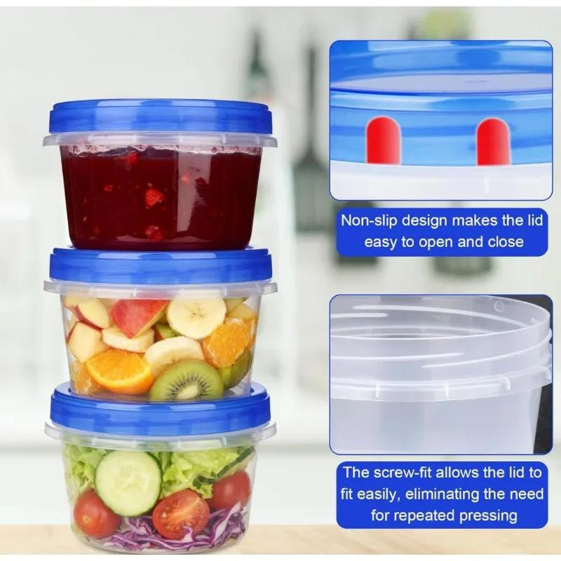 1/10pcs Food Storage Boxes Portable Kitchen Vegetables Fruits Meat Sealed Preservation Boxes Outdoor Picnic Sealed Containers