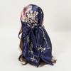 Luxury Brand Satin Square Scarf Women Muslim Hijab Scarves Female Shawl Wrap Headband Foulard 90*90Cm Hair Accessories Bandana