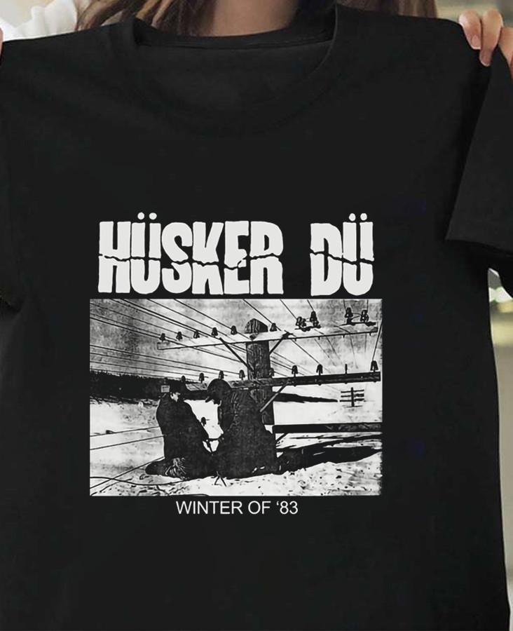 

Husker Du Band Black Cotton Shirt FULL size S5XL MI914 Unisex T-Shirt L