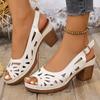2026 Women High Heels Sandals Plus Size Lightweight Comfortable Walking Sandals Party Designer Shoes Woman Sandalias