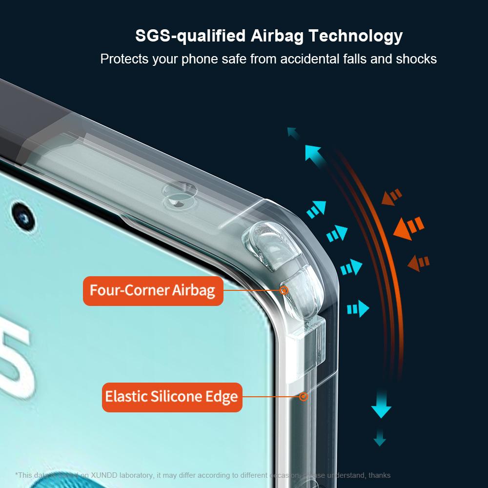 XUNDD For Motorola Edge 60 5G/60 Fusion 5G Case Dropproof TPU + Acrylic Clear Back Phone Cover