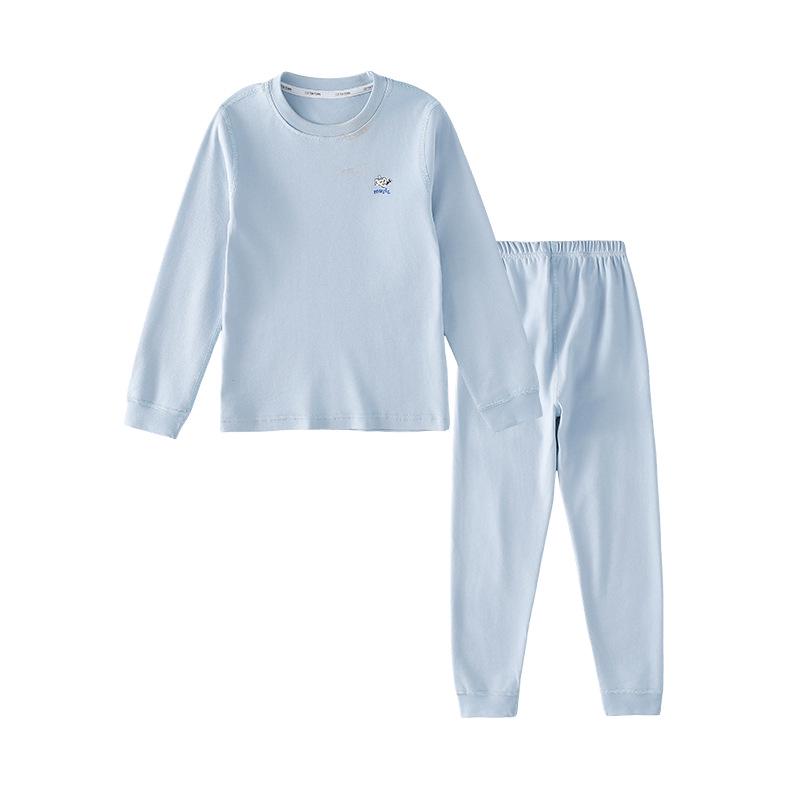 100% Cotton Hall Kids' Pure Cotton Pajama Set: Antibacterial, Anti-Pilling Children's Homewear