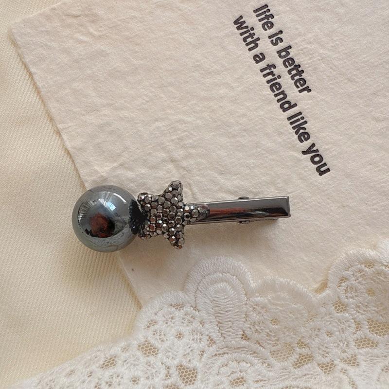 

Korean Pearl Hairpin, Side Hair Clip, High-End Feel, High Quality, Star Barrette for Women