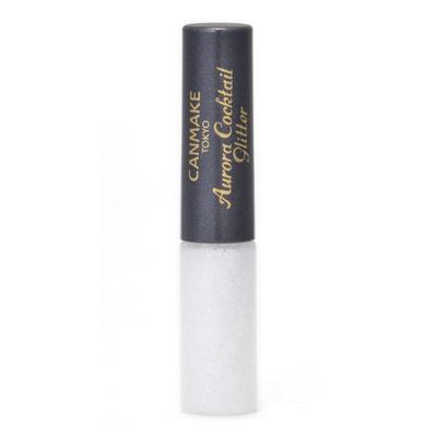 CANMAKE Aurora Cocktail Glitter 01 Yogurt Fizz Glitter Pearl Under Eye Bag Lower Eyelid White Washes Off with Hot Water 2.9g