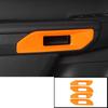 Car Handle Bowl / Start Stop Button / Central Side Panel / Air AC Vent Cover Trim ABS Accessories For Ford Ranger  2024 2025