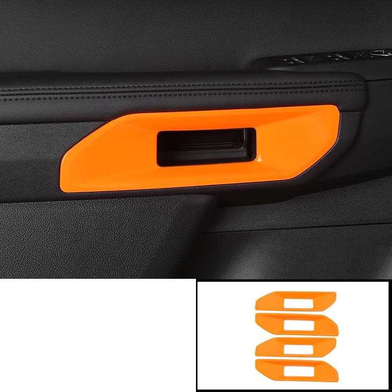 Car Handle Bowl / Start Stop Button / Central Side Panel / Air AC Vent Cover Trim ABS Accessories For Ford Ranger 2024 2025