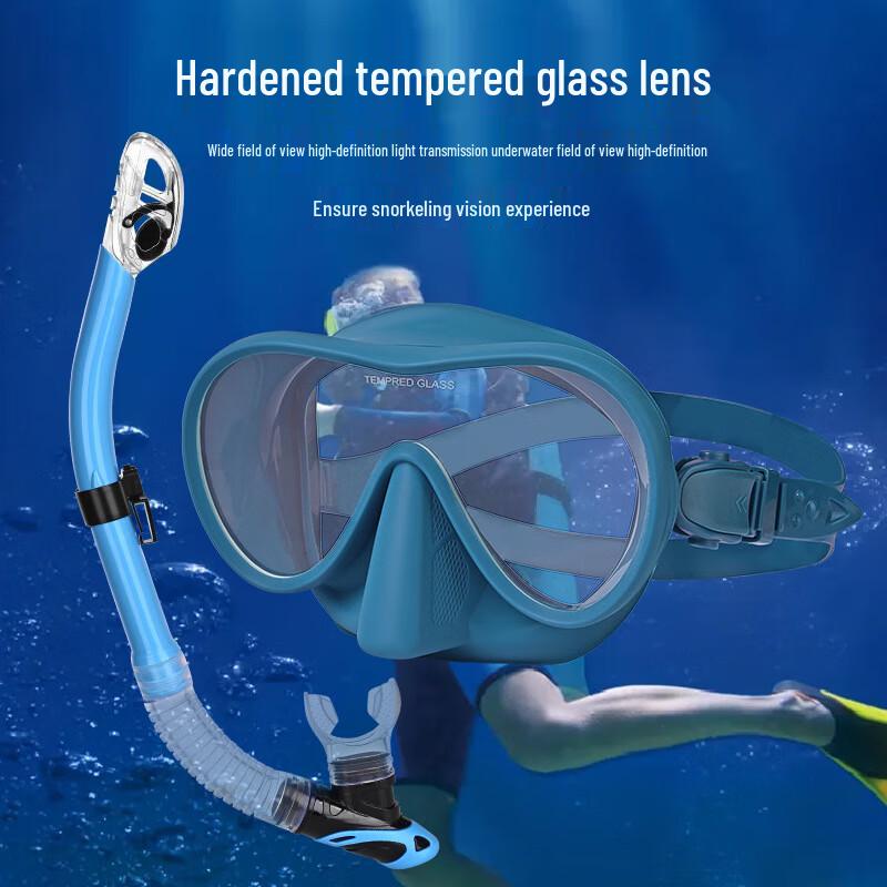 Sharkbat Freediving Mask and Snorkel Set