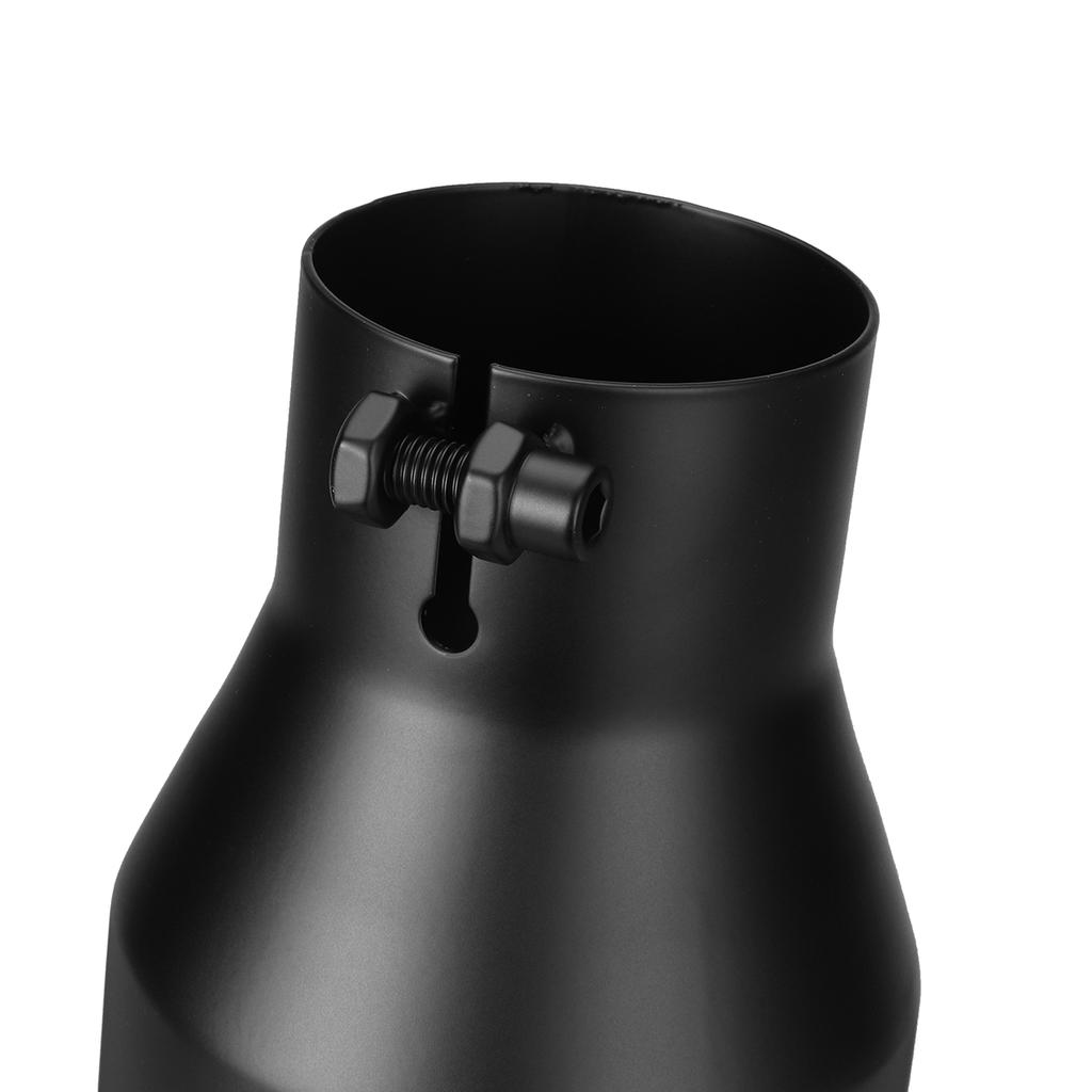 Universal Car Straight Exhaust Tip 2.5 Inch Inlet 4 Inch Outlet 12 Inch Length Stainless Steel Muffler Tip For Car Tailpipe