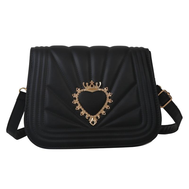 Chic Medium-sized Shoulder Bag For Women In Elegant Black White Pink Green