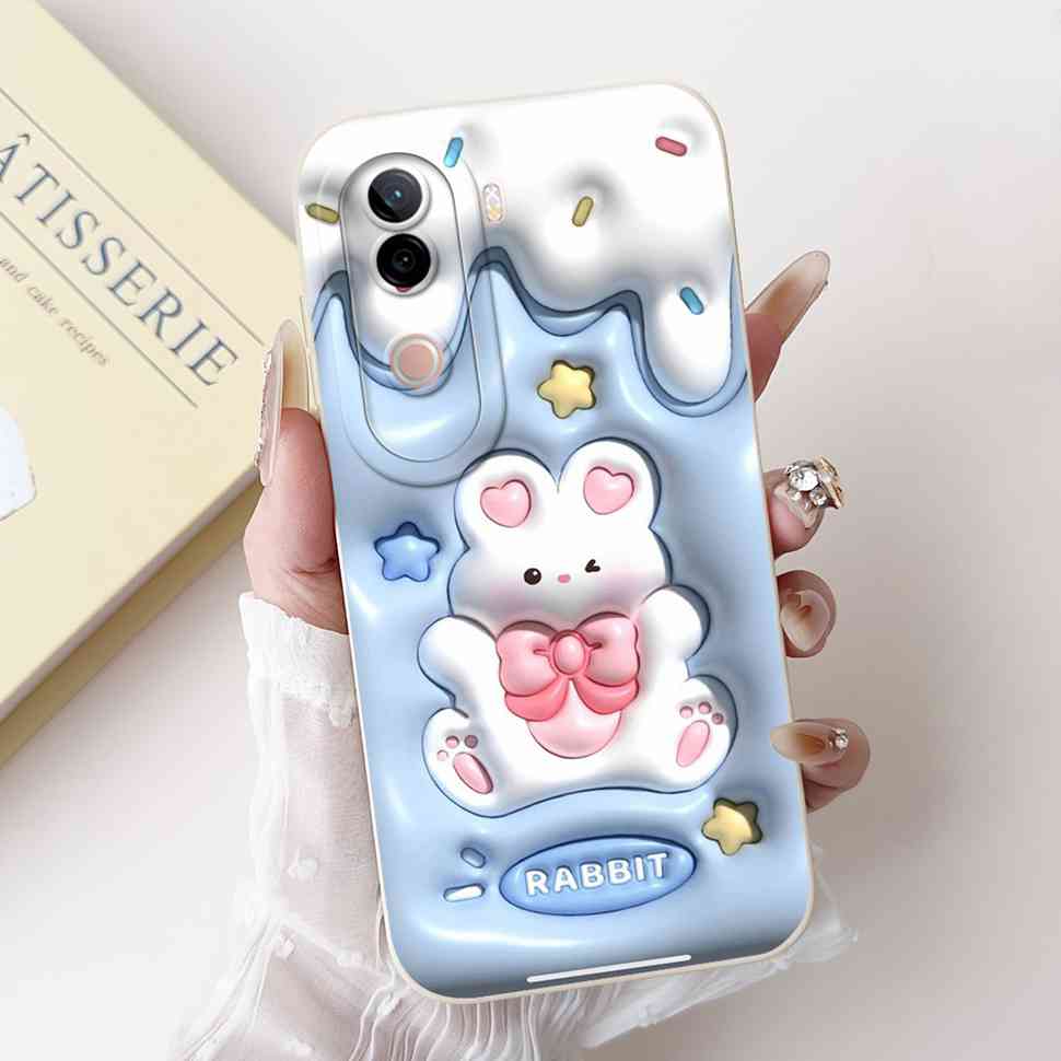 Flower Cover For Vivo V40e Case Soft Silicone Phone Back Cover Casing For Vivo V 40e V40e 4G V2403 Coque TPU Fundas