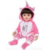 22-Inch Reborn Doll Clothes - Animal Cartoon Series Baby Soft Glue Outfit (55CM)