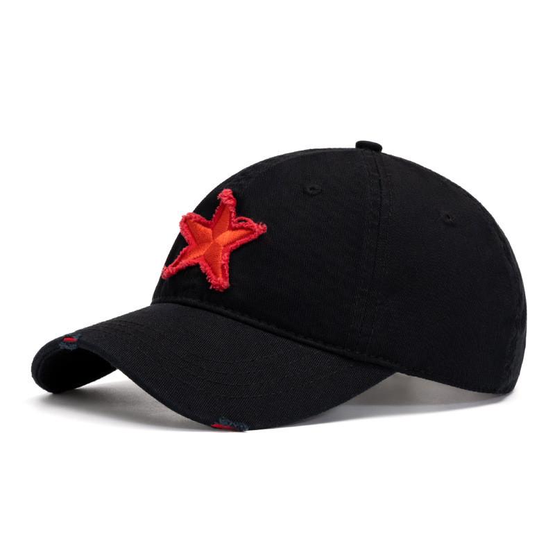 Baseball Cap Unisex Casual Sun Protection Cotton With Distressed Look For Summer And Spring