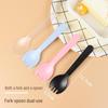COFLYEE Disposable Plastic Dessert Spoons & Forks