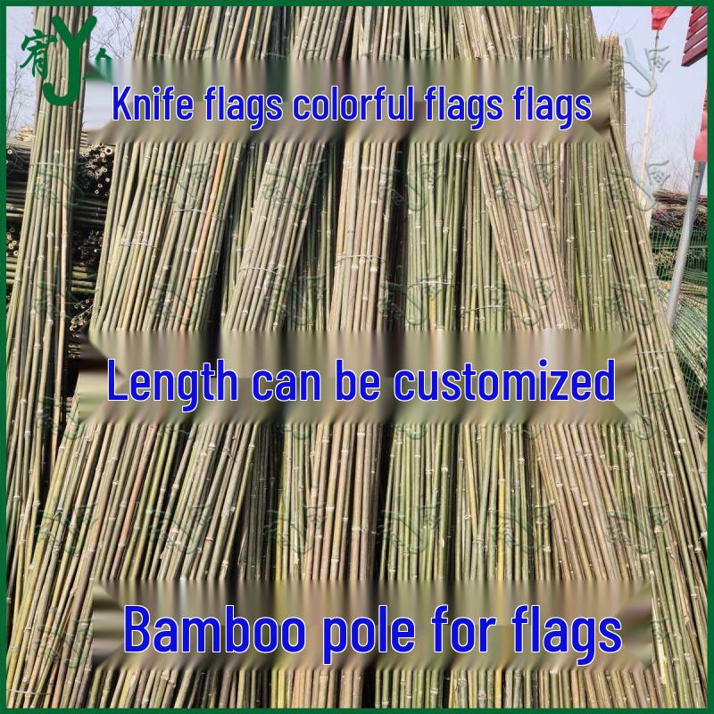 Outdoor Bamboo Flagpoles